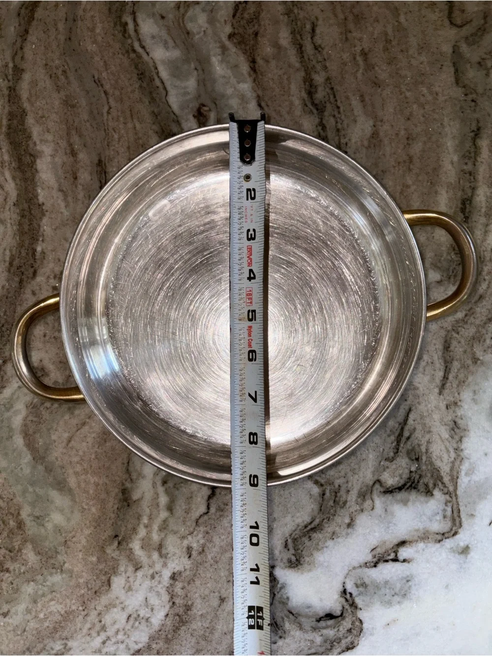 Cuisine Cookware Command Performance Gold Edition stainless steel pan
